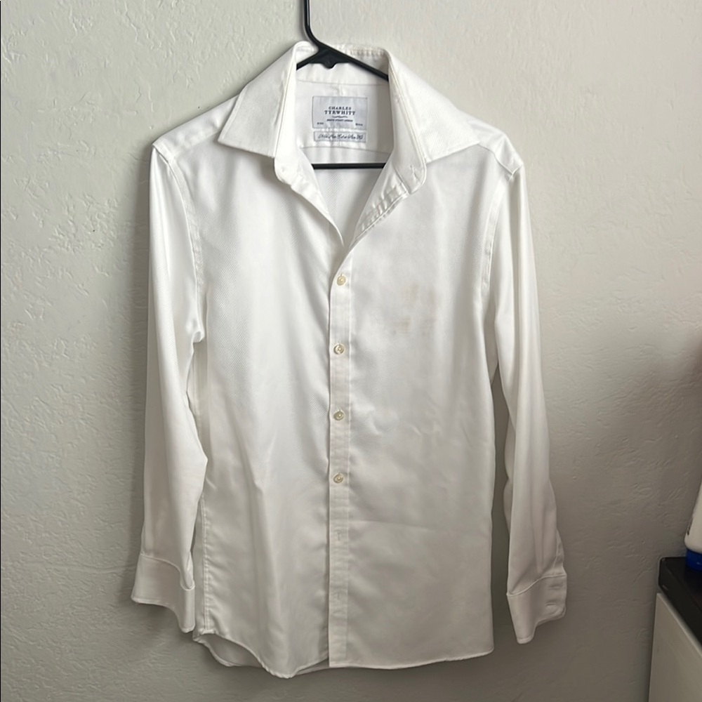 Steven Alan White Dress Shirt Classic Cotton Business